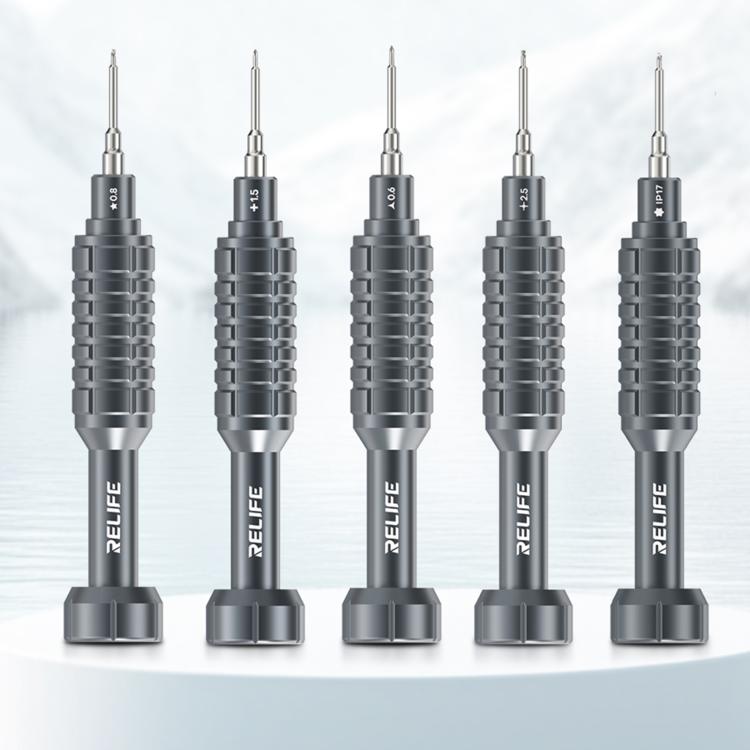 RELIFE RL-730A Set di cacciaviti 5 in 1 in lega di alluminio Steel Cannon King Classic Series, 5 in 1 Set