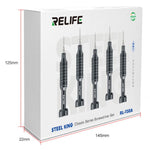 RELIFE RL-730A Set di cacciaviti 5 in 1 in lega di alluminio Steel Cannon King Classic Series, 5 in 1 Set