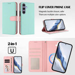 Custodia per telefono in ecopelle vegana con texture litchi rimovibile e chiusura magnetica laterale., For Samsung Galaxy S25 5G, For Samsung Galaxy S25+ 5G, For Samsung Galaxy S25 Ultra 5G, For Samsung Galaxy S24 FE 5G