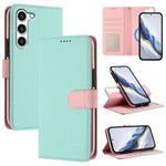 Custodia per telefono in ecopelle vegana con texture litchi rimovibile e chiusura magnetica laterale., For Samsung Galaxy S23 Ultra 5G, For Samsung Galaxy S23+ 5G, For Samsung Galaxy S23 5G, For Samsung Galaxy S22 Ultra 5G