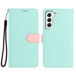 Custodia per telefono in ecopelle vegana con texture litchi rimovibile e chiusura magnetica laterale., For Samsung Galaxy S22+ 5G, For Samsung Galaxy S22 5G, For Samsung Galaxy S21 Ultra 5G