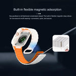 Cinturino per orologio in silicone con chiusura magnetica a scatto inverso, copertura in TPU integrata e rivestimento in silicone., For Apple Watch 45mm / 44mm, For Apple Watch 41mm / 40mm