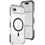 Custodia per telefono Crystal Shield trasparente magnetica ibrida in acrilico e TPU, For iPhone 16 Pro Max, For iPhone 16 Pro, For iPhone 16 Plus