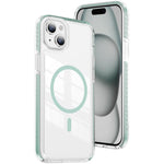 Custodia per telefono Crystal Shield trasparente magnetica ibrida in acrilico e TPU, For iPhone 14 / 13, For iPhone 14 Pro, For iPhone 14 Pro Max