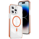Custodia per telefono Crystal Shield trasparente magnetica ibrida in acrilico e TPU, For iPhone 13 Pro Max, For iPhone 13 Pro, For iPhone 12 / 12 Pro