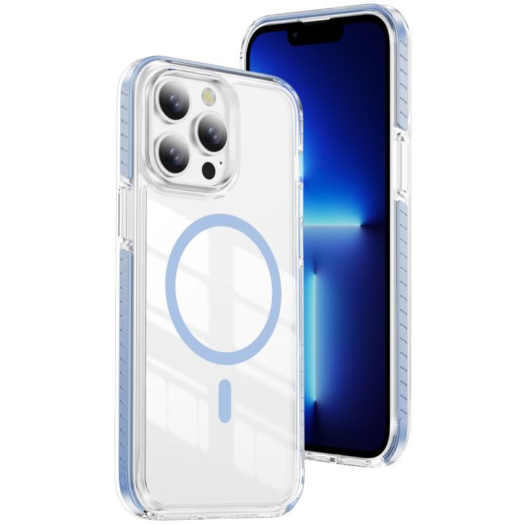 Custodia per telefono Crystal Shield trasparente magnetica ibrida in acrilico e TPU, For iPhone 13 Pro Max, For iPhone 13 Pro, For iPhone 12 / 12 Pro