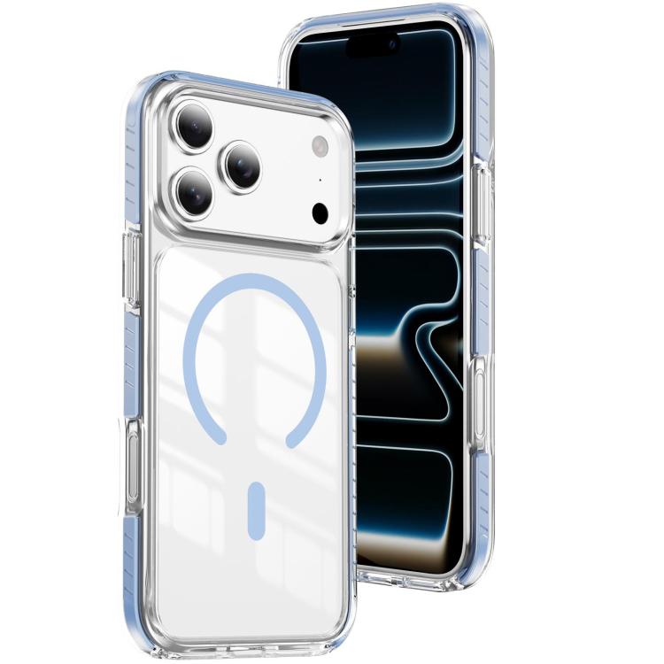 Custodia per telefono Crystal Shield trasparente magnetica ibrida in acrilico e TPU, For iPhone 18 Pro, For iPhone 18 Pro Max, For iPhone 17 Pro Max