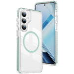 Custodia per telefono Crystal Shield trasparente magnetica ibrida in acrilico e TPU, For Samsung Galaxy S26 5G, For Samsung Galaxy S25 FE 5G, For Samsung Galaxy S25+ / S24+ 5G