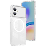Custodia per telefono Crystal Shield trasparente magnetica ibrida in acrilico e TPU, For Samsung Galaxy S26+ 5G, For Samsung Galaxy S26 Edge 5G, For Samsung Galaxy S26 Ultra 5G