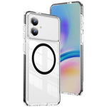 Custodia per telefono Crystal Shield trasparente magnetica ibrida in acrilico e TPU, For Samsung Galaxy S26+ 5G, For Samsung Galaxy S26 Edge 5G, For Samsung Galaxy S26 Ultra 5G