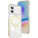 Custodia per telefono Crystal Shield trasparente magnetica ibrida in acrilico e TPU, For Samsung Galaxy S26+ 5G, For Samsung Galaxy S26 Edge 5G, For Samsung Galaxy S26 Ultra 5G