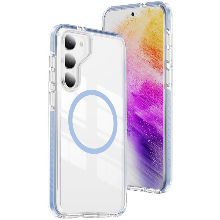 Custodia per telefono Crystal Shield trasparente magnetica ibrida in acrilico e TPU, For Samsung Galaxy S23+ 5G, For Samsung Galaxy S23 5G