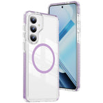 Custodia per telefono Crystal Shield trasparente magnetica ibrida in acrilico e TPU, For Samsung Galaxy S26 5G, For Samsung Galaxy S25 FE 5G, For Samsung Galaxy S25+ / S24+ 5G