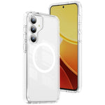 Custodia per telefono Crystal Shield trasparente magnetica ibrida in acrilico e TPU, For Samsung Galaxy S26 5G, For Samsung Galaxy S25 FE 5G, For Samsung Galaxy S25+ / S24+ 5G