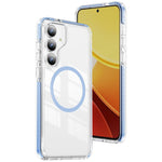 Custodia per telefono Crystal Shield trasparente magnetica ibrida in acrilico e TPU, For Samsung Galaxy S26 5G, For Samsung Galaxy S25 FE 5G, For Samsung Galaxy S25+ / S24+ 5G