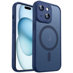 XDcase Skin Feel Custodia magnetica satinata per telefono con pellicola protettiva per obiettivo, For iPhone 15 Pro Max, For iPhone 15 Pro, For iPhone 15, For iPhone 14 Plus, For iPhone 14, For iPhone 14 Pro, For iPhone 14 Pro Max