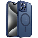 XDcase Skin Feel Custodia magnetica satinata per telefono con pellicola protettiva per obiettivo, For iPhone 15 Pro Max, For iPhone 15 Pro, For iPhone 15, For iPhone 14 Plus, For iPhone 14, For iPhone 14 Pro, For iPhone 14 Pro Max