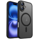 XDcase Skin Feel Custodia magnetica satinata per telefono con pellicola protettiva per obiettivo, For iPhone 17e / 16e, For iPhone 16 Pro Max, For iPhone 16 Pro, For iPhone 16 Plus, For iPhone 16