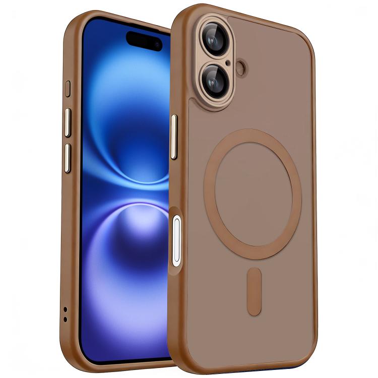 XDcase Skin Feel Custodia magnetica satinata per telefono con pellicola protettiva per obiettivo, For iPhone 17e / 16e, For iPhone 16 Pro Max, For iPhone 16 Pro, For iPhone 16 Plus, For iPhone 16