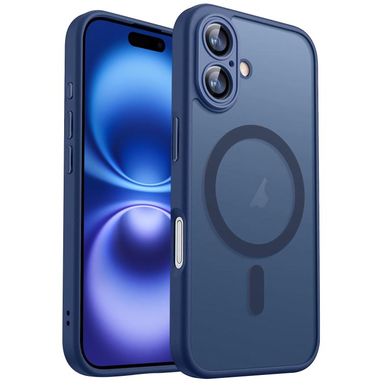 XDcase Skin Feel Custodia magnetica satinata per telefono con pellicola protettiva per obiettivo, For iPhone 17e / 16e, For iPhone 16 Pro Max, For iPhone 16 Pro, For iPhone 16 Plus, For iPhone 16