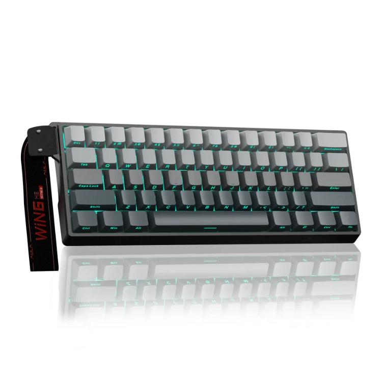 Tastiera cablata AULA WIN60HE Standard Edition a 60 tasti con illuminazione RGB.