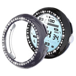 xDfin Single Row Diamond Hollow PC Watch Cover, For Google Pixel Watch 5 41mm, For Google Pixel Watch 5 45mm, For Google Pixel Watch 4 / Watch 3 45mm