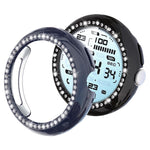 xDfin Single Row Diamond Hollow PC Watch Cover, For Google Pixel Watch 5 41mm, For Google Pixel Watch 5 45mm, For Google Pixel Watch 4 / Watch 3 45mm
