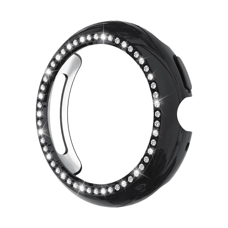 xDfin Single Row Diamond Hollow PC Watch Cover, For Google Pixel Watch 5 41mm, For Google Pixel Watch 5 45mm, For Google Pixel Watch 4 / Watch 3 45mm