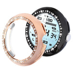 xDfin Single Row Diamond Hollow PC Watch Cover, For Google Pixel Watch 5 41mm, For Google Pixel Watch 5 45mm, For Google Pixel Watch 4 / Watch 3 45mm