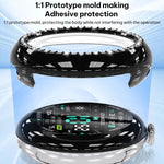 xDfin Single Row Diamond Hollow PC Watch Cover, For Google Pixel Watch 5 41mm, For Google Pixel Watch 5 45mm, For Google Pixel Watch 4 / Watch 3 45mm