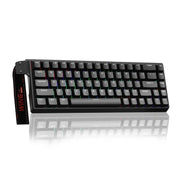 AULA WIN68HE Standard Version 68 Keys RGB Wired Keyboard, WIN68HE Black Grey Wood Magnetic Axis