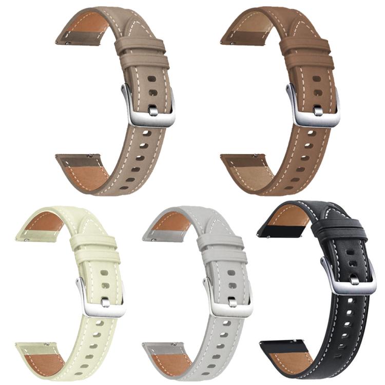 Confezione da 5 cinturini per orologio xDfin Flat Head Black Shark in pelle vegana a grana fine., For Samsung Galaxy Watch8 / Watch8 Classic