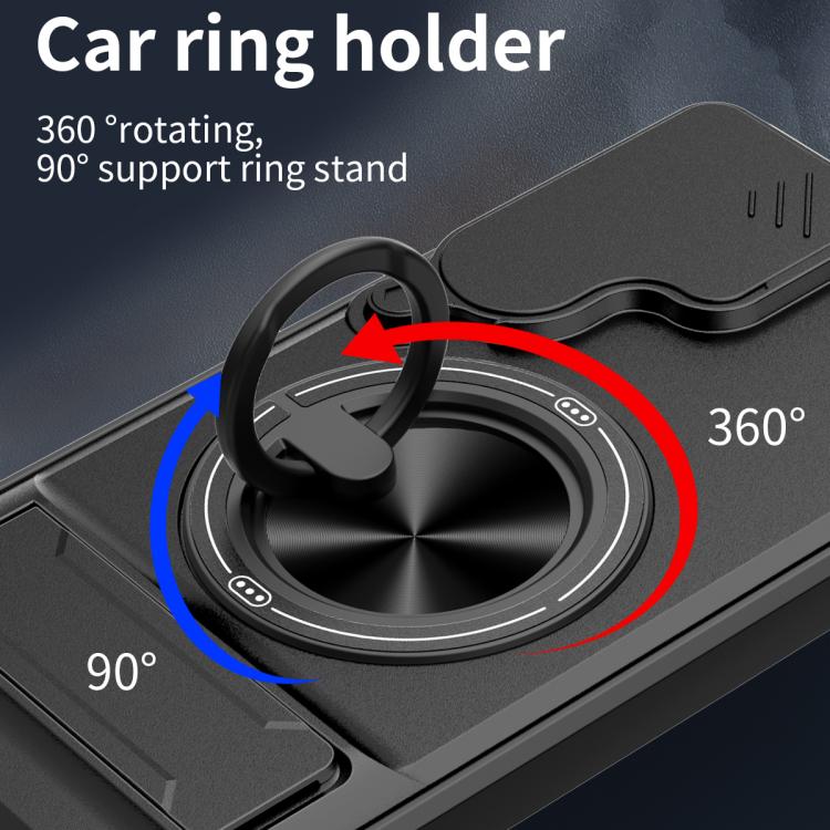 Custodia per telefono multifunzionale magnetica antiurto con finestra scorrevole per obiettivo., For Samsung Galaxy S26+ 5G, For Galaxy S26 Edge 5G, For Samsung Galaxy S26 Ultra 5G, For Samsung Galaxy S26 5G