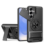 Custodia per telefono multifunzionale magnetica antiurto con finestra scorrevole per obiettivo., For Samsung Galaxy S26+ 5G, For Galaxy S26 Edge 5G, For Samsung Galaxy S26 Ultra 5G, For Samsung Galaxy S26 5G