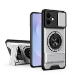 Custodia per telefono multifunzionale magnetica antiurto con finestra scorrevole per obiettivo., For Samsung Galaxy S26+ 5G, For Galaxy S26 Edge 5G, For Samsung Galaxy S26 Ultra 5G, For Samsung Galaxy S26 5G