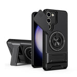 Custodia per telefono multifunzionale magnetica antiurto con finestra scorrevole per obiettivo., For Galaxy S23 FE 5G, For Samsung Galaxy S23 Ultra 5G, For Galaxy S23+ 5G, For Galaxy S23 5G