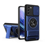 Custodia per telefono multifunzionale magnetica antiurto con finestra scorrevole per obiettivo., For Galaxy S21+ 5G, For Galaxy S20 FE 5G, For Galaxy S20 Ultra 5G, For Galaxy S20 5G