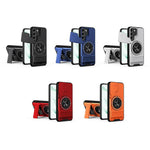 Custodia per telefono multifunzionale magnetica antiurto con finestra scorrevole per obiettivo., For Galaxy S22+ 5G, For Galaxy S22 5G, For Galaxy S21 FE 5G, For Galaxy S21 5G