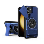 Custodia per telefono multifunzionale magnetica antiurto con finestra scorrevole per obiettivo., For Galaxy S23 FE 5G, For Samsung Galaxy S23 Ultra 5G, For Galaxy S23+ 5G, For Galaxy S23 5G