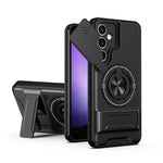 Custodia per telefono multifunzionale magnetica antiurto con finestra scorrevole per obiettivo., For Galaxy S23 FE 5G, For Samsung Galaxy S23 Ultra 5G, For Galaxy S23+ 5G, For Galaxy S23 5G