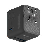 Caricabatterie rapido doppio GaN MOMAX 1-World UA27 PD da 35 W con doppia alimentazione CA., UA27