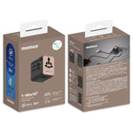 Caricabatterie rapido doppio GaN MOMAX 35W PD