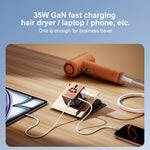 Caricabatterie rapido doppio GaN MOMAX 35W PD