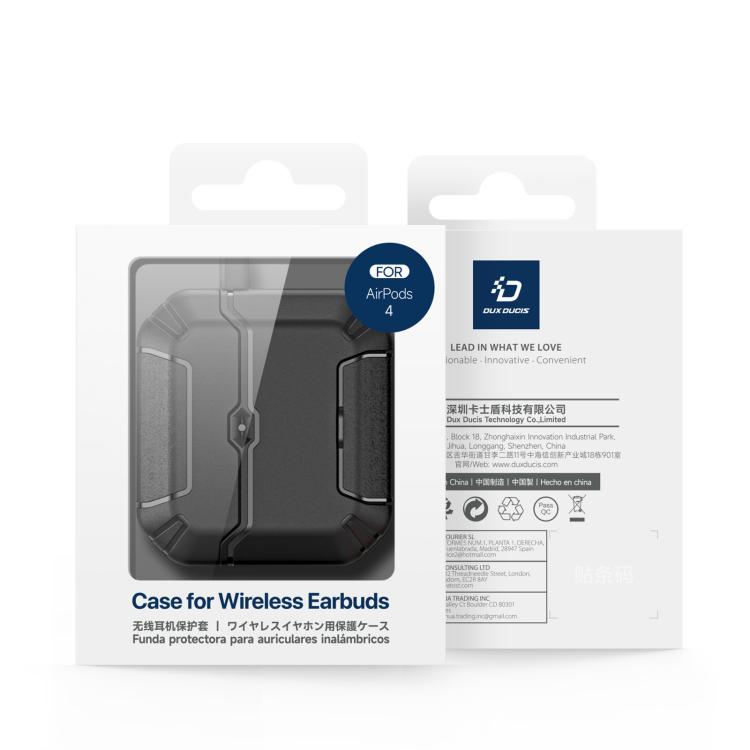 Custodia per auricolari DUX DUCIS serie PECS con design a coda di granchio, antiscivolo e antiurto., For AirPods 4, For AirPods Pro 3, For AirPods Pro 2