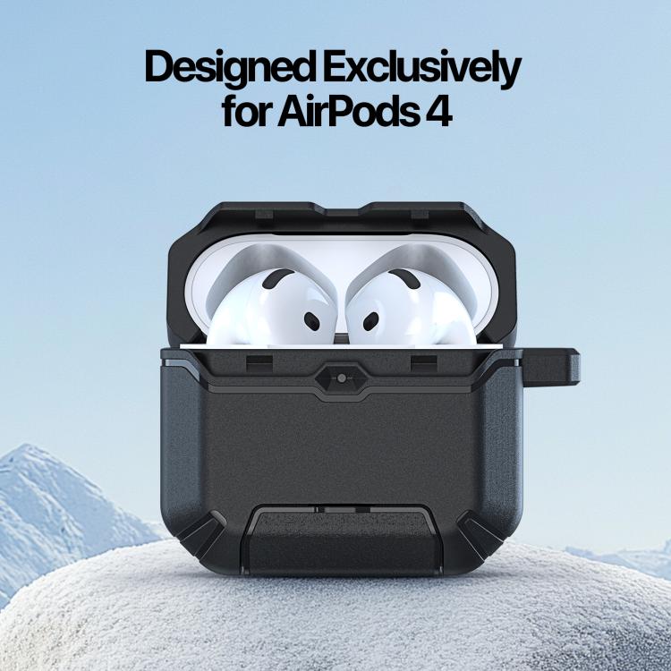 Custodia per auricolari DUX DUCIS serie PECS con design a coda di granchio, antiscivolo e antiurto., For AirPods 4, For AirPods Pro 3, For AirPods Pro 2