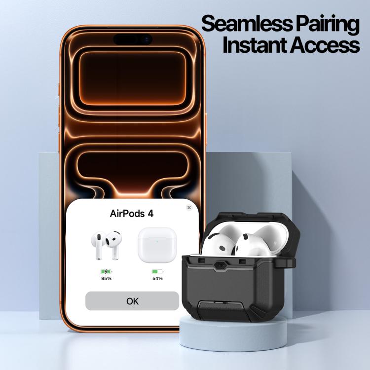 Custodia per auricolari DUX DUCIS serie PECS con design a coda di granchio, antiscivolo e antiurto., For AirPods 4, For AirPods Pro 3, For AirPods Pro 2