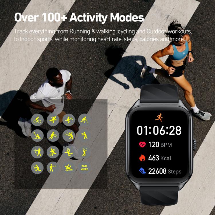 Zeblaze GTS 4, smartwatch sportivo con schermo AMOLED da 1,94 pollici e certificazione IP68 di impermeabilità.