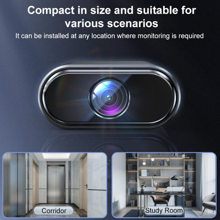 Mini telecamera WiFi intelligente X7 HD con visione notturna a infrarossi, rilevamento del movimento e monitoraggio, X7