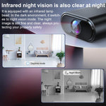 Mini telecamera WiFi intelligente X7 HD con visione notturna a infrarossi, rilevamento del movimento e monitoraggio, X7