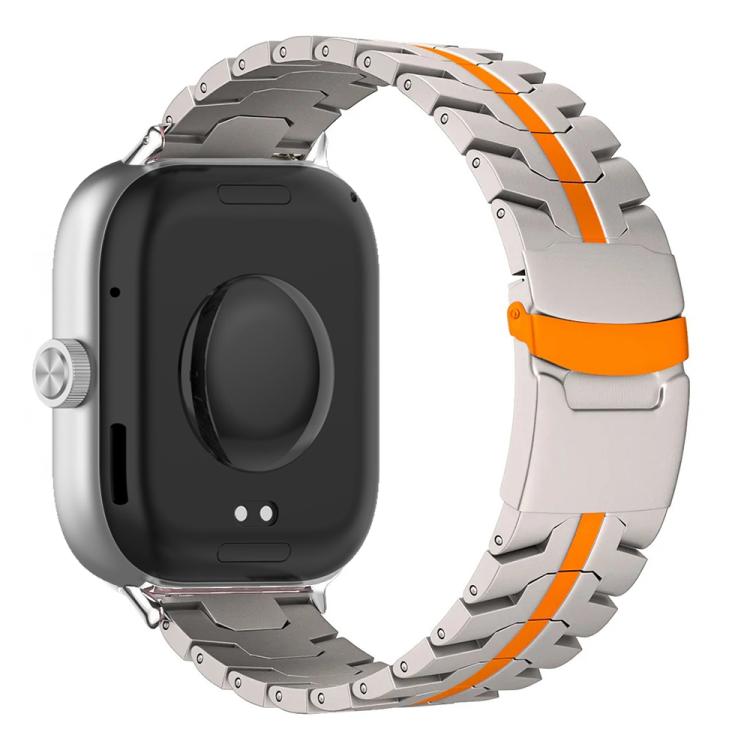 Cinturino per orologio in lega di titanio con fibbia di sicurezza a doppia apertura., For Redmi Watch6/5/4/Xiaomi Band 9 Pro/8 Pro